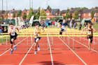 Boys under-15s 80 metres hurdles, Northern Under-17s/U-15s and U13s Champs, Leigh Sports Village, Leigh. Photo: David T. Hewitson/Sports for All Pics